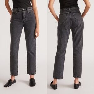 EVERLANE The 90’s Cheeky Jean, 23 Crop - Black